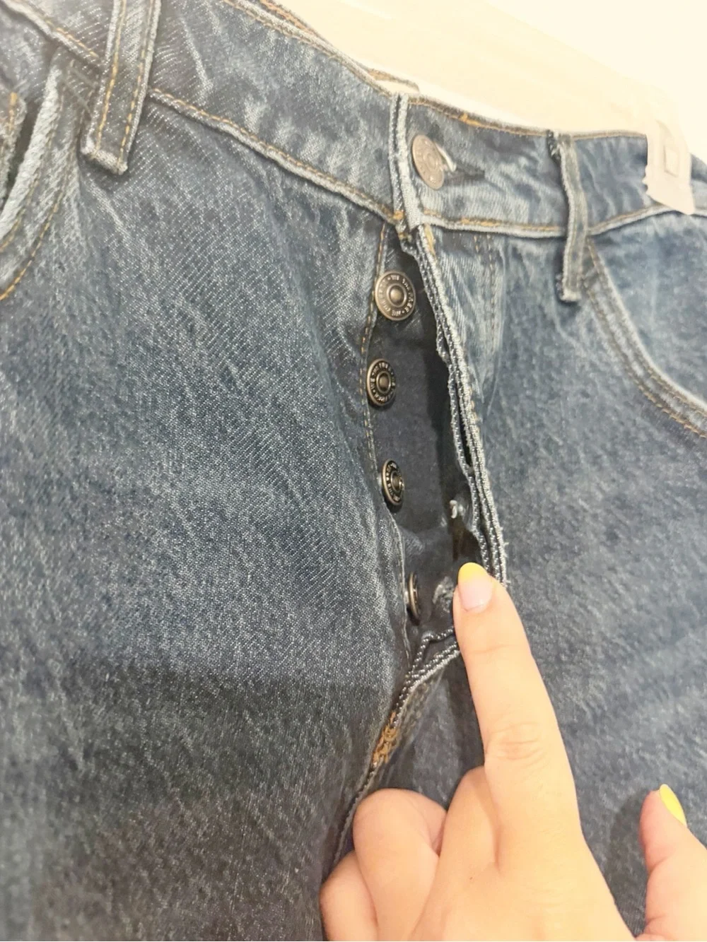 Free People Good Luck Mid Rise Barrel Jeans Size 29 *
